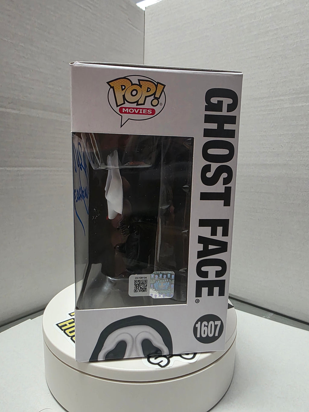 Ghost Face Funko Pop! Movies #1607 - Signed by Jeff Brockton "Ghost Face 3"