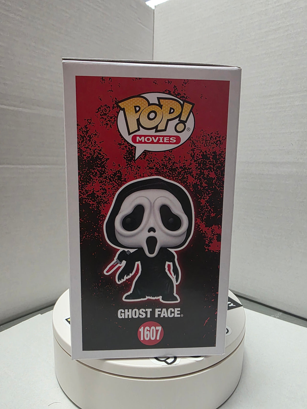 Ghost Face Funko Pop! Movies #1607 - Signed by Jeff Brockton "Ghost Face 3"