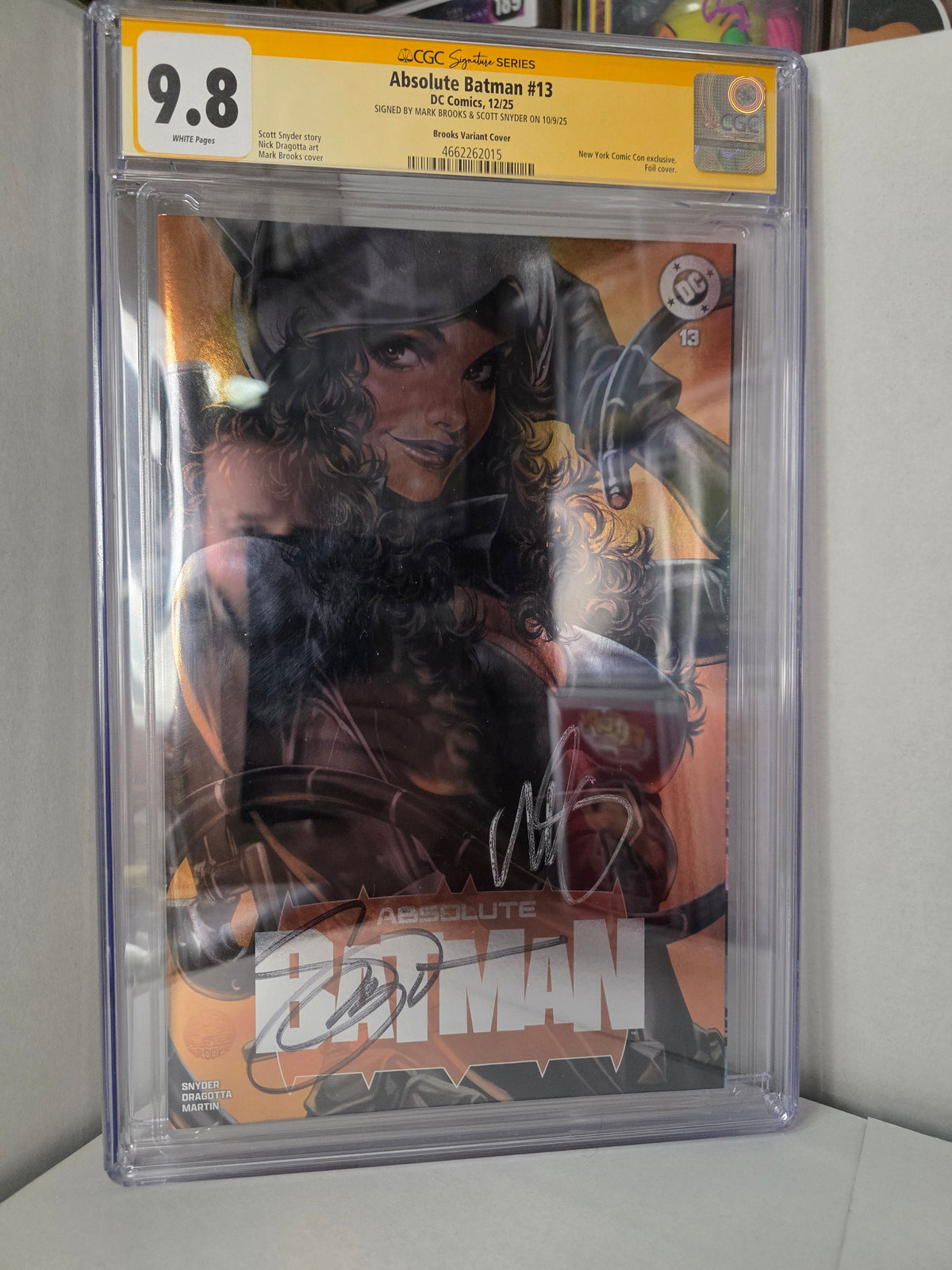 Absolute Batman #13 CGC 9.8 SS Signed by Mark Brooks & Scott Snyder