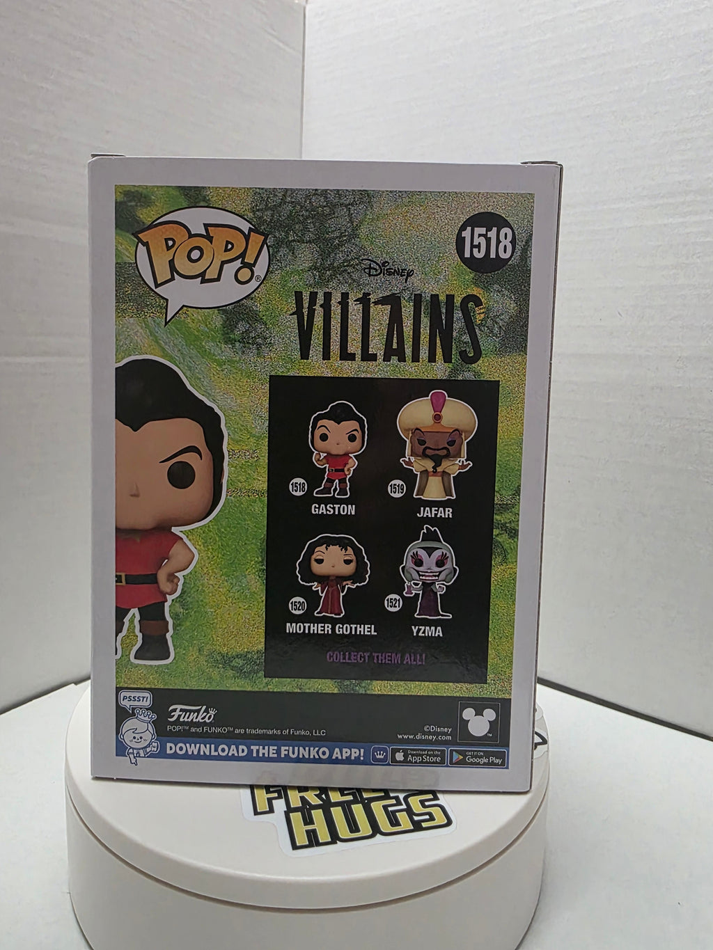 Funko Pop! Disney Villains - Gaston #1518 Signed & Inscribed by Richard White (Voice of Gaston)