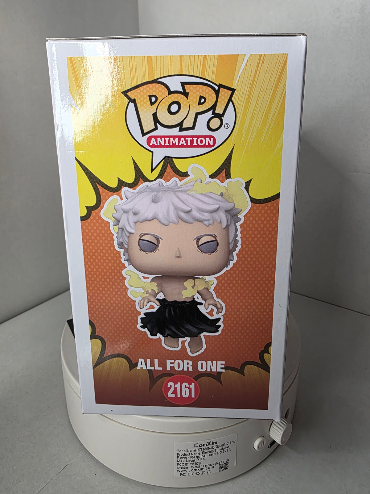 Funko Pop! My Hero Academia All For One #2161 – Signed by John Swasey (Signature Series #3/25)