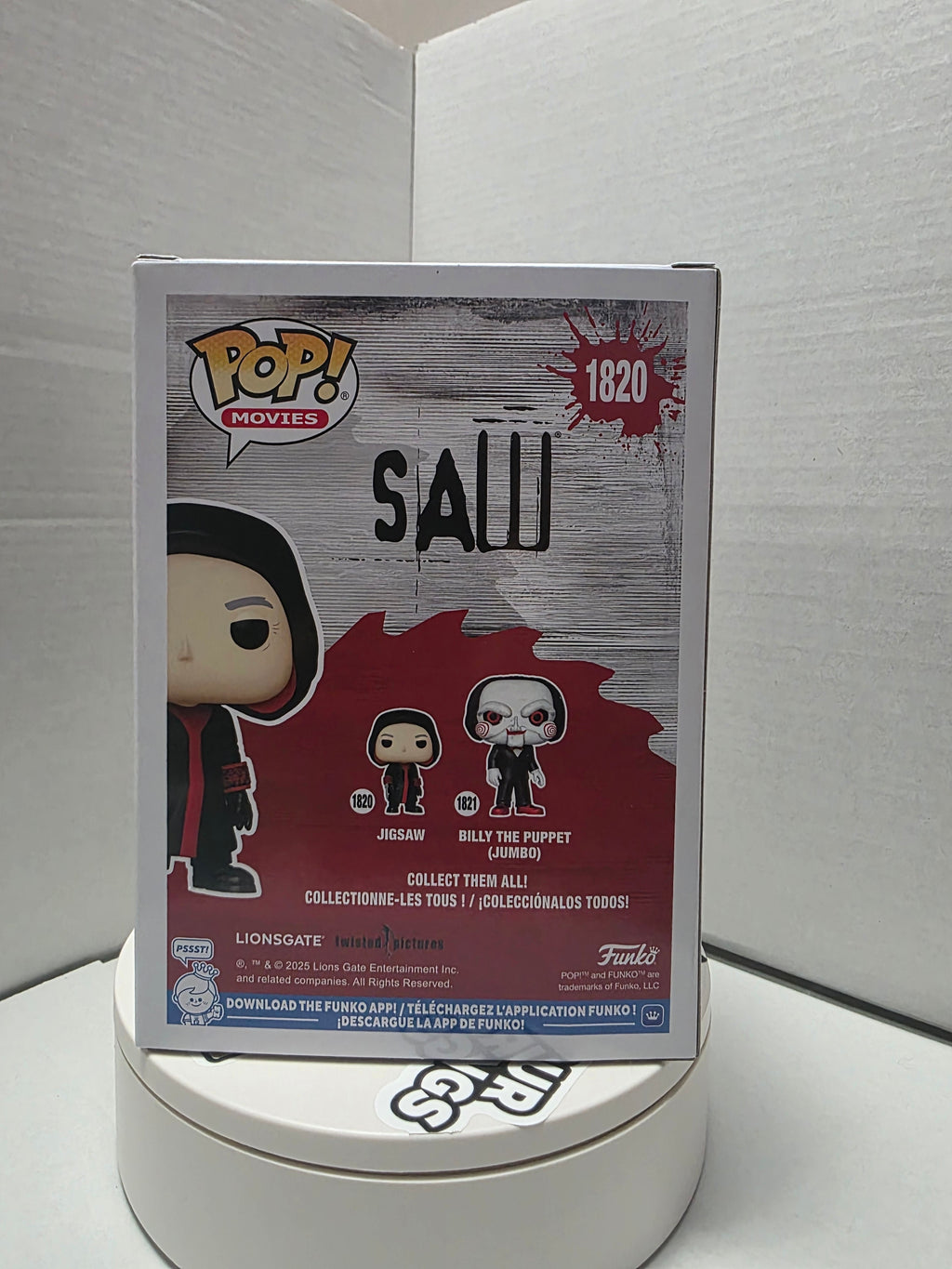 Funko Pop! Movies: SAW – Jigsaw #1820