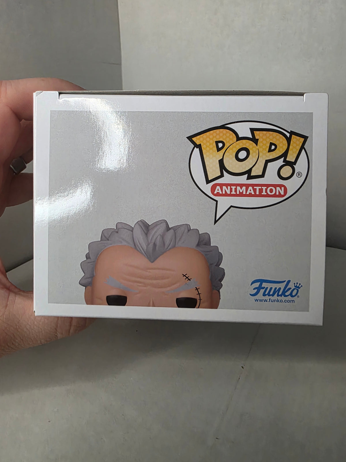Funko Pop Monkey D. Garp #1850 - Signed by Voice Actor Brian Mathis w/ Quote