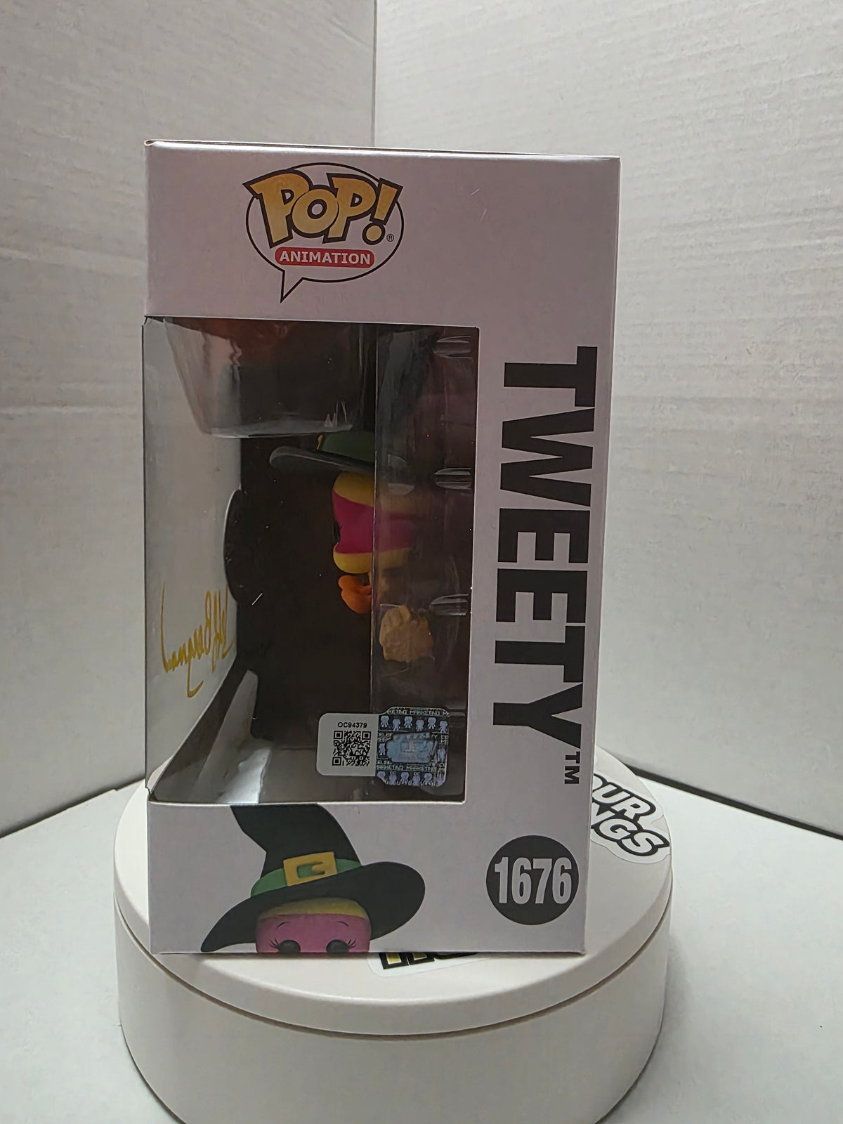 Funko Pop! Animation: Looney Tunes - Tweety (Halloween Witch) #1676 Signed by Jeff Bergman (Voice of Tweety)