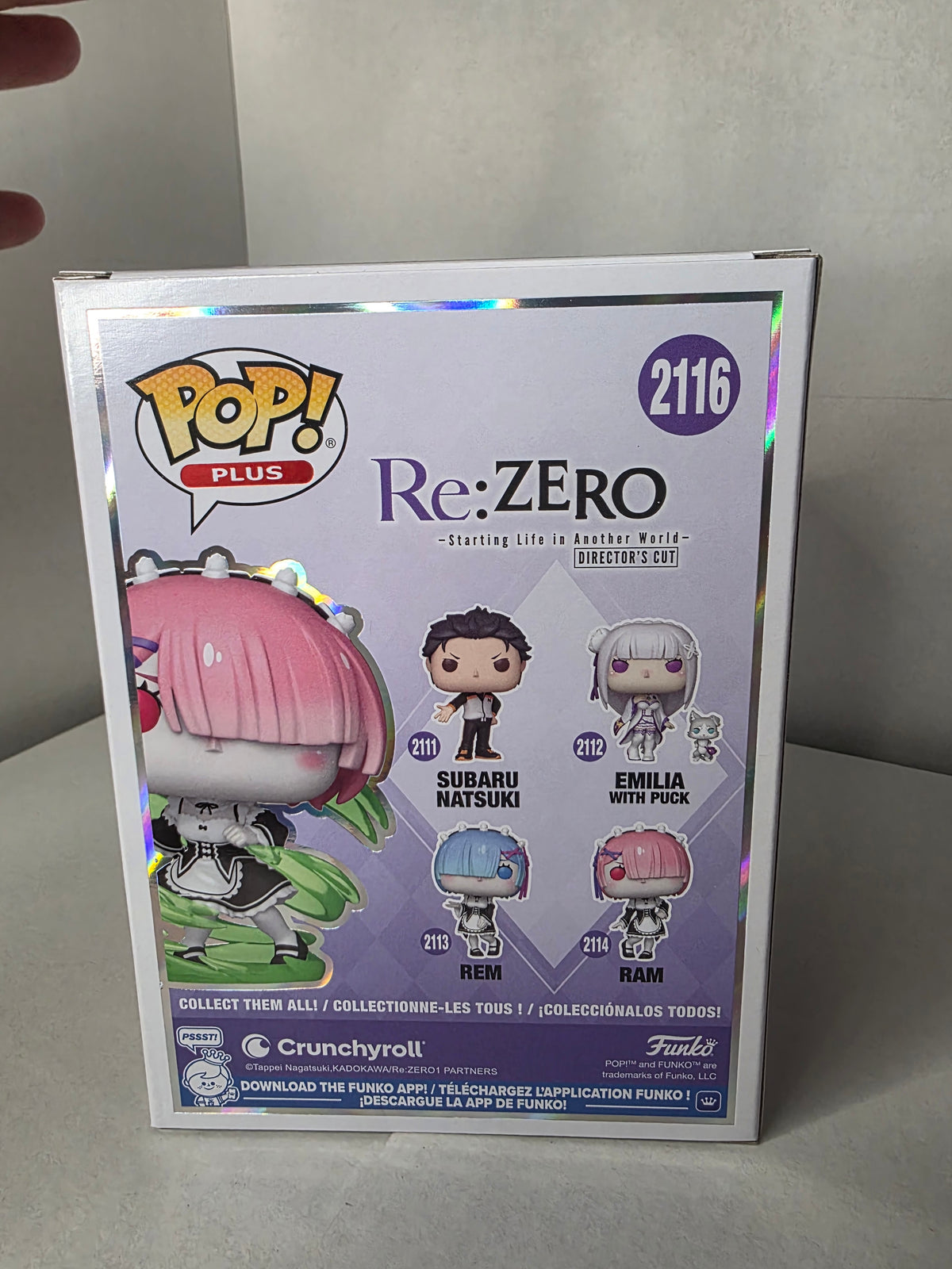 Funko Pop! Animation: Re:Zero - Ram #2116 (Glow in the Dark) - Chalice Collectibles Exclusive