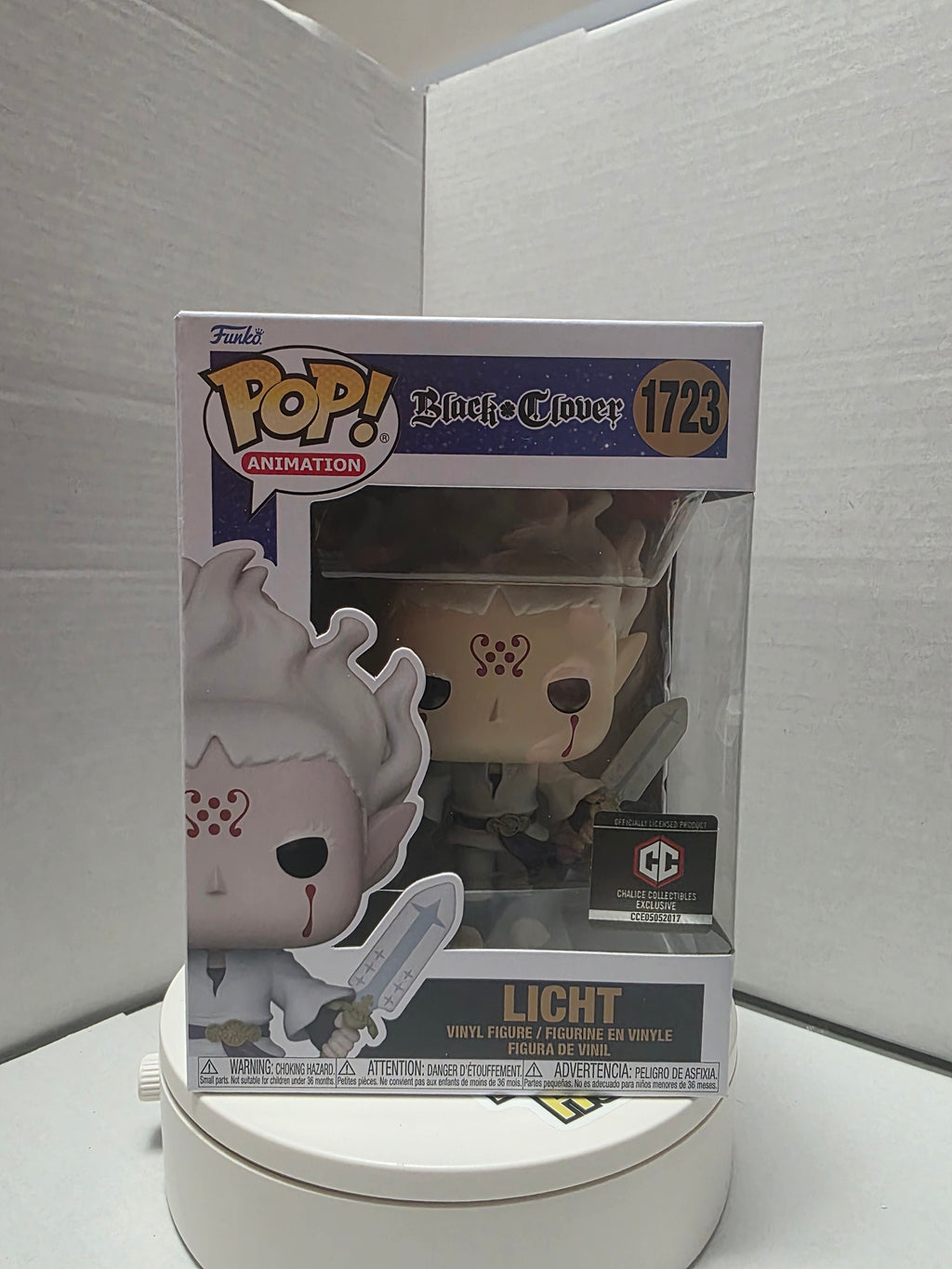 Funko Pop! Animation: Black Clover - Licht #1723 (Chalice Collectibles Exclusive)
