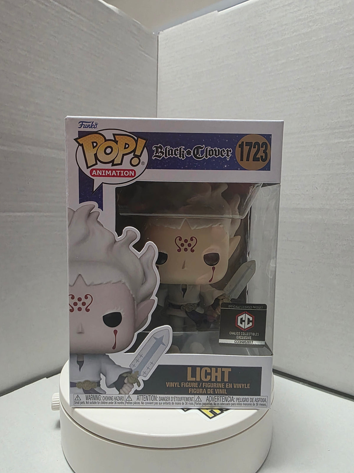 Funko Pop! Animation: Black Clover - Licht #1723 (Chalice Collectibles Exclusive)