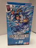 One Piece Card Game ST-33 Blue Kuzan Starter Deck back with contents list