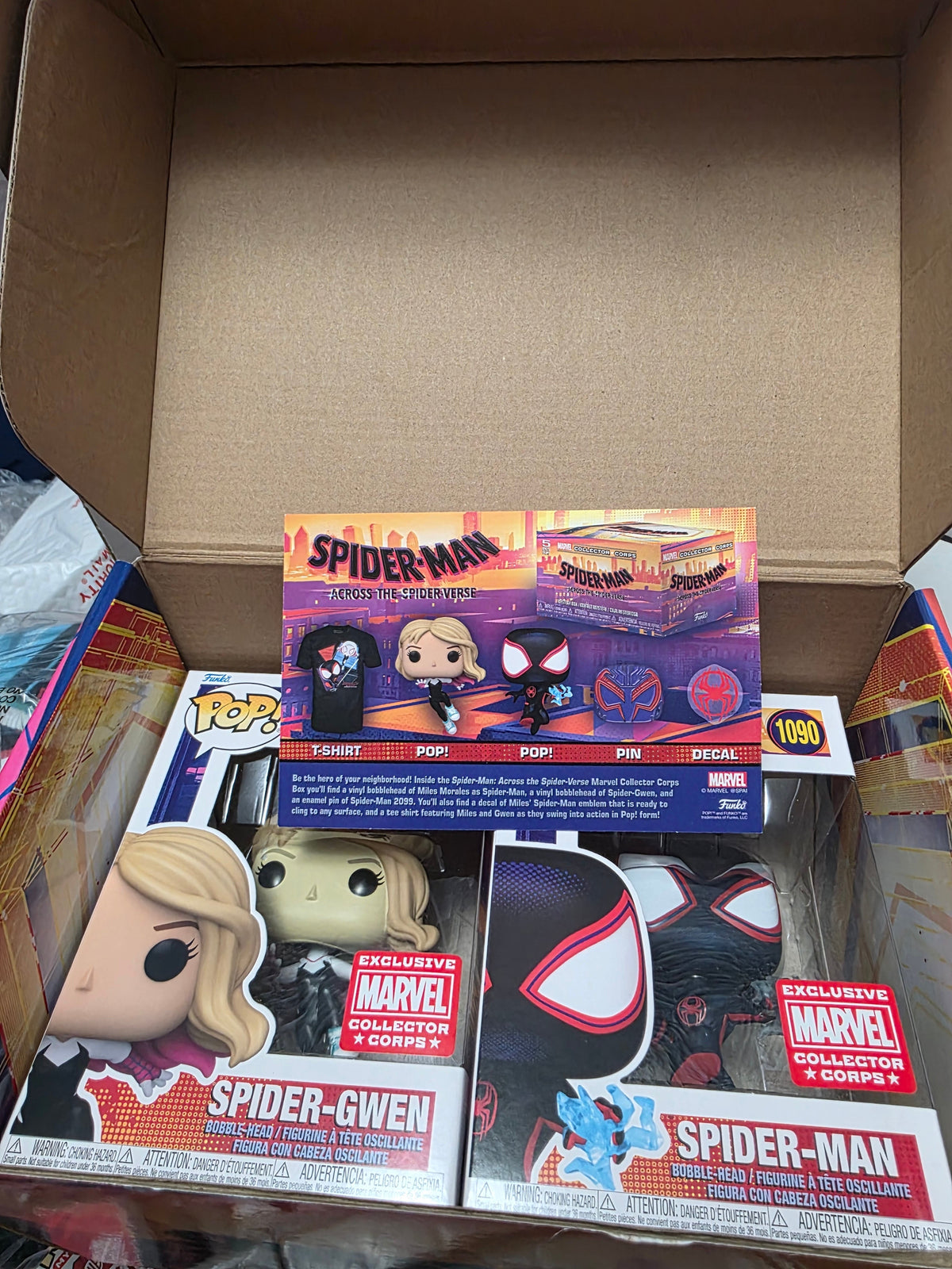 Spider-Man: Across the Spider-Verse Marvel Collector Corps Mystery Box (5 pcs)