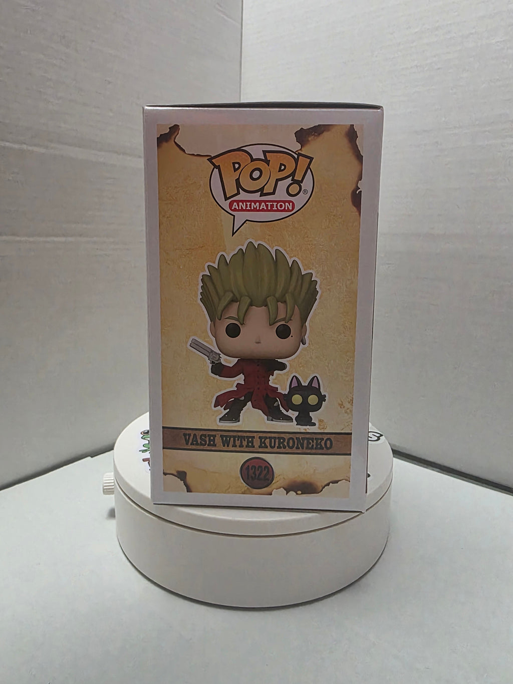 Funko Pop! Animation: Trigun – Vash with Kuroneko #1322 [Crunchyroll Store Exclusive]