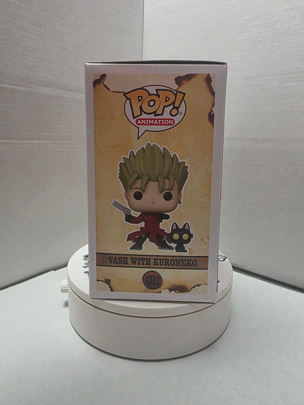 Funko Pop! Animation: Trigun – Vash with Kuroneko #1322 [Crunchyroll Store Exclusive]