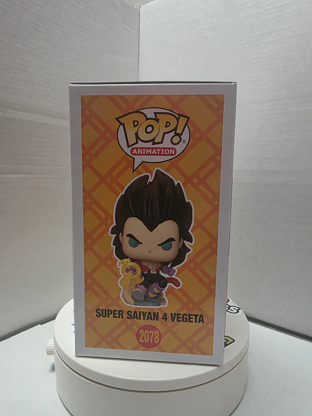 Funko Pop! Animation Dragon Ball GT - Super Saiyan 4 Vegeta #2078 (Flocked) [Chalice Collectibles Exclusive]