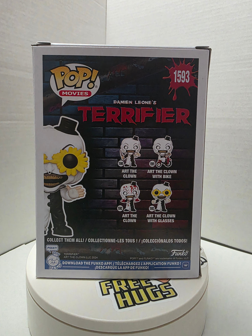 Funko Pop! Movies: Damien Leone's Terrifier - Art the Clown with Glasses #1593 (Funko.com Exclusive)