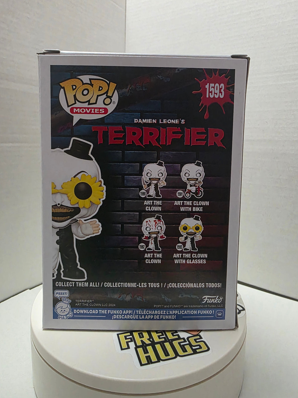Funko Pop! Movies: Damien Leone's Terrifier - Art the Clown with Glasses #1593 (Funko.com Exclusive)