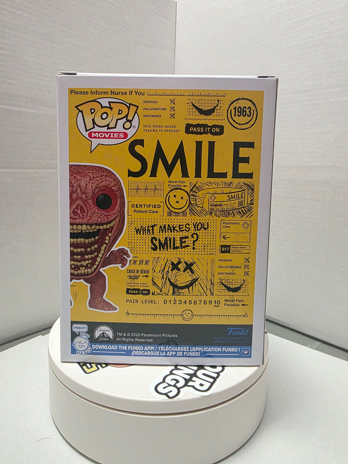 Smile - Entity Funko Pop! Movies #1963 - Signed by Marti Matulis