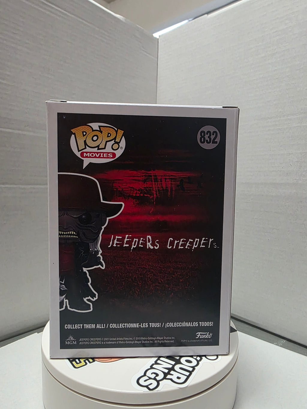 Jeepers Creepers - The Creeper Funko Pop! Movies #832 signed by Jonathan Breck