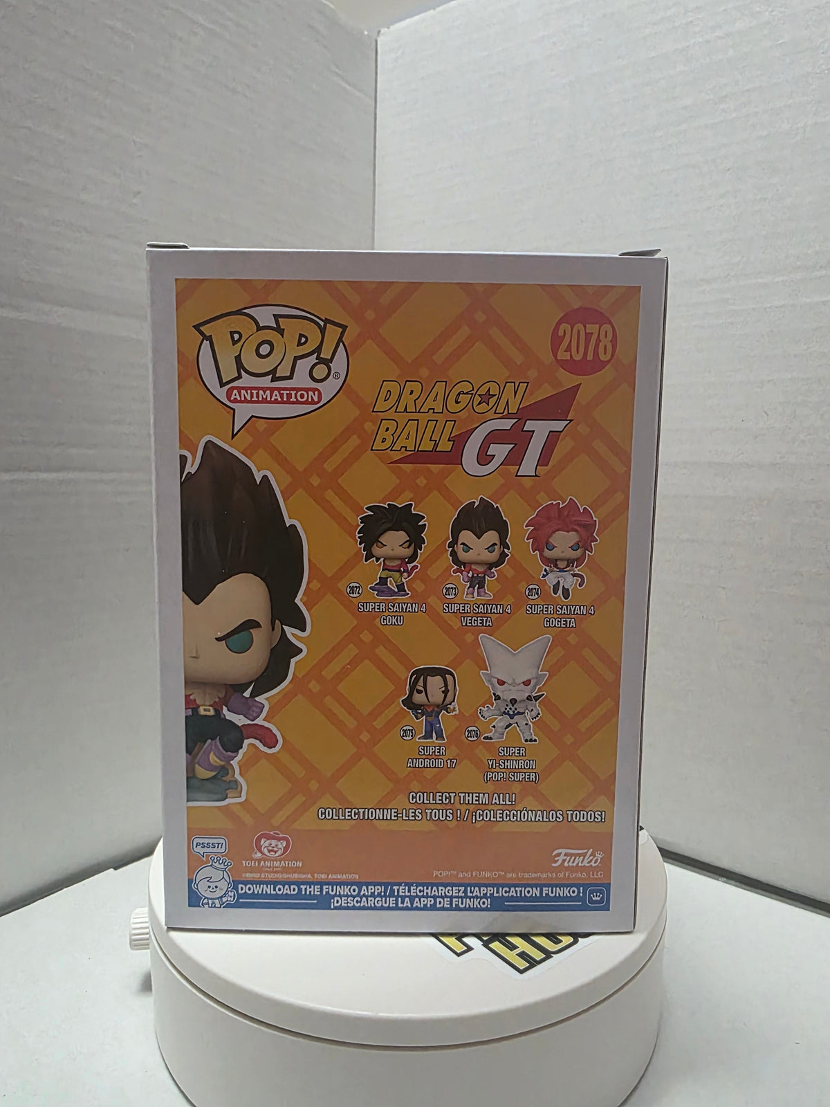 Funko Pop! Animation Dragon Ball GT - Super Saiyan 4 Vegeta #2078 (Flocked) [Chalice Collectibles Exclusive]