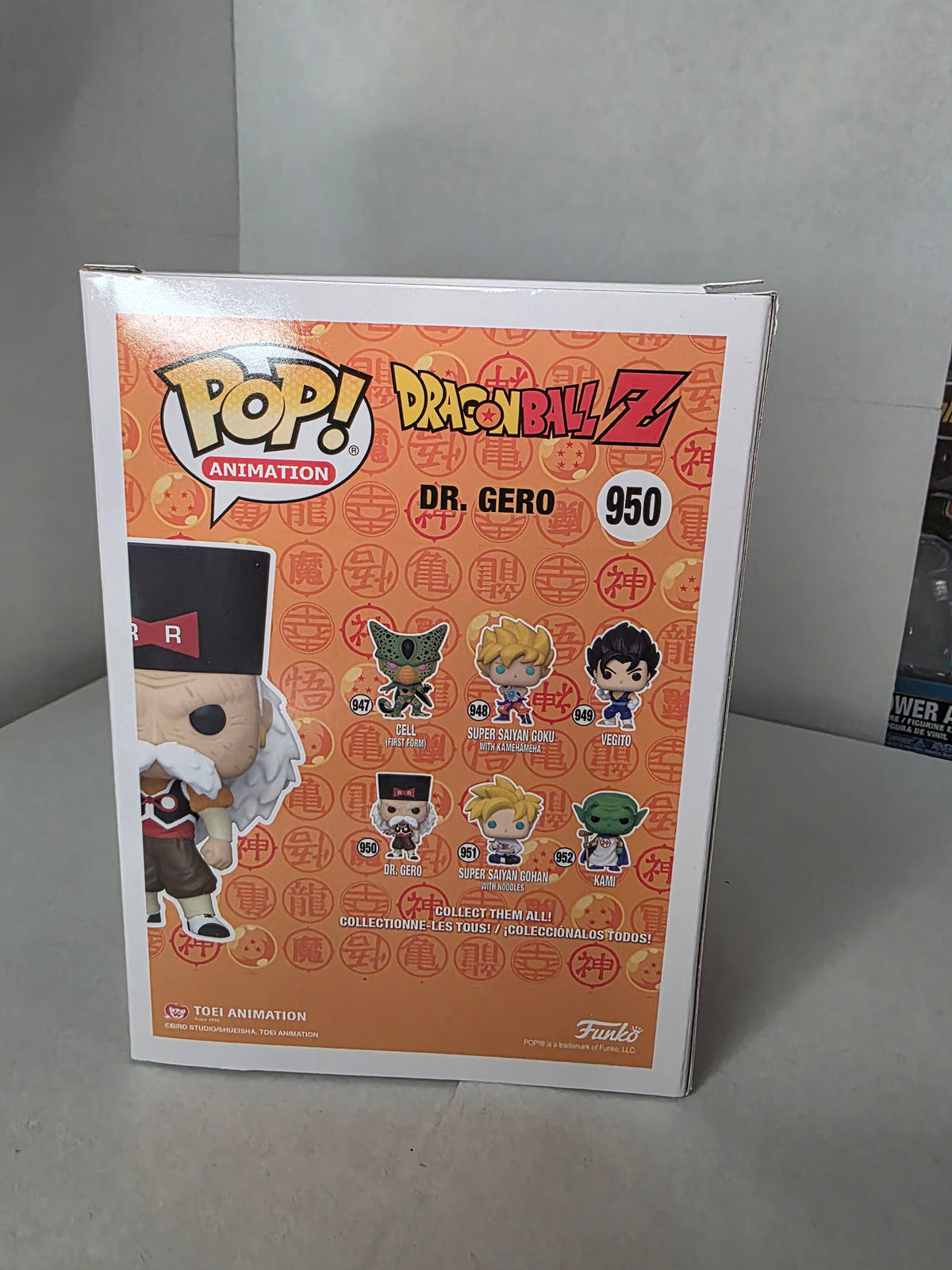 Funko Pop! Dragon Ball Z – Dr. Gero #950 (Signed by Kent Williams | OCC COA)