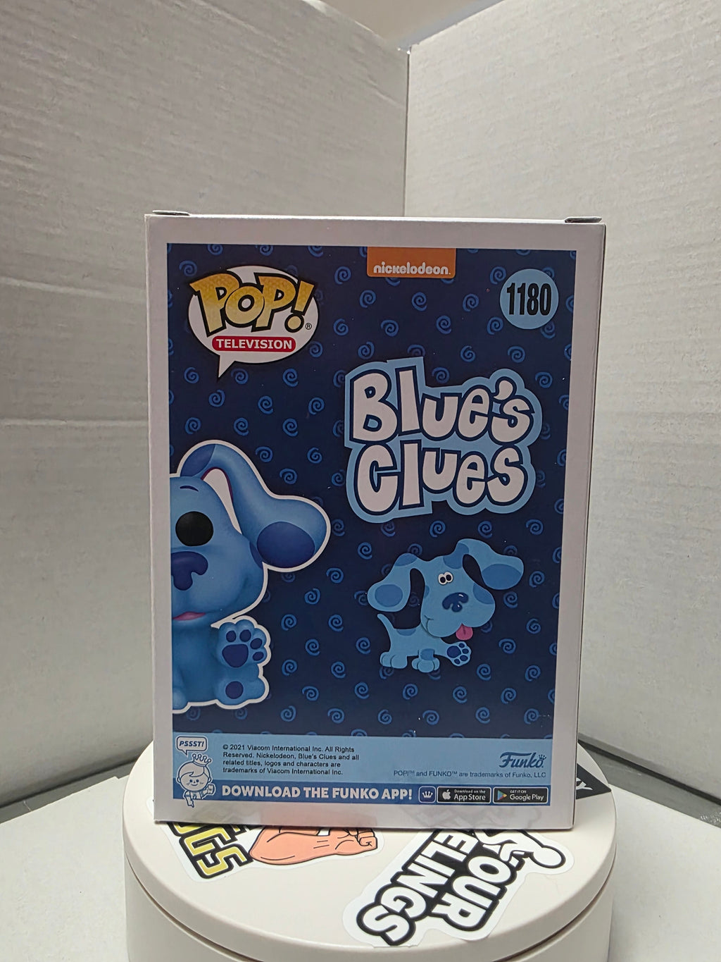 Blue's Clues - Blue Funko Pop! Television #1180 - Signed by Steve Burns