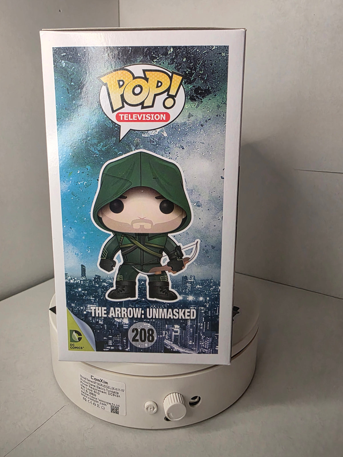Funko Pop! Arrow #208 The Arrow: Unmasked SDCC 2015 Limited Edition Signed by Stephen Amell JSA Authenticated