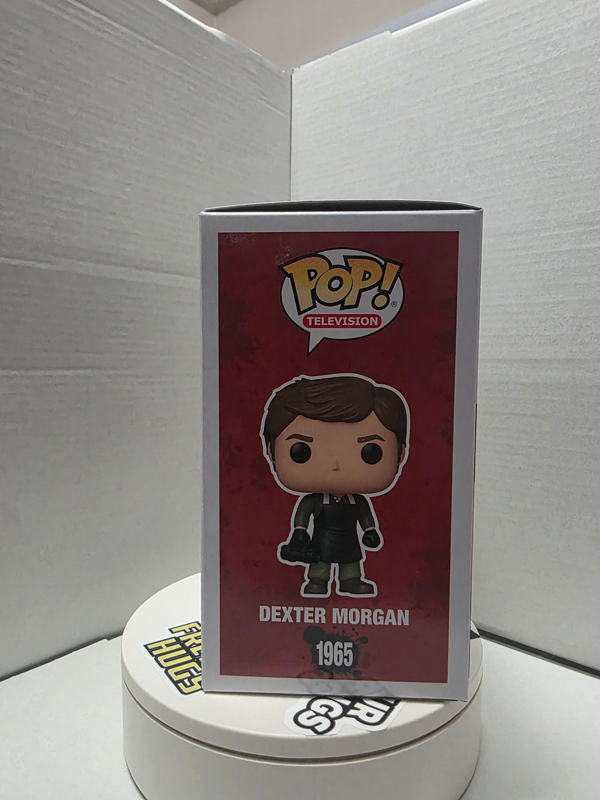 Funko Pop Dexter Morgan 1965 back of box showing wave