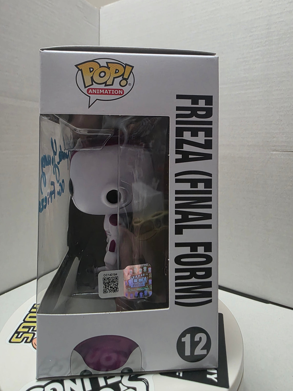 Funko Pop! Dragon Ball Z - Frieza (Final Form) #12 Signed by Linda Young