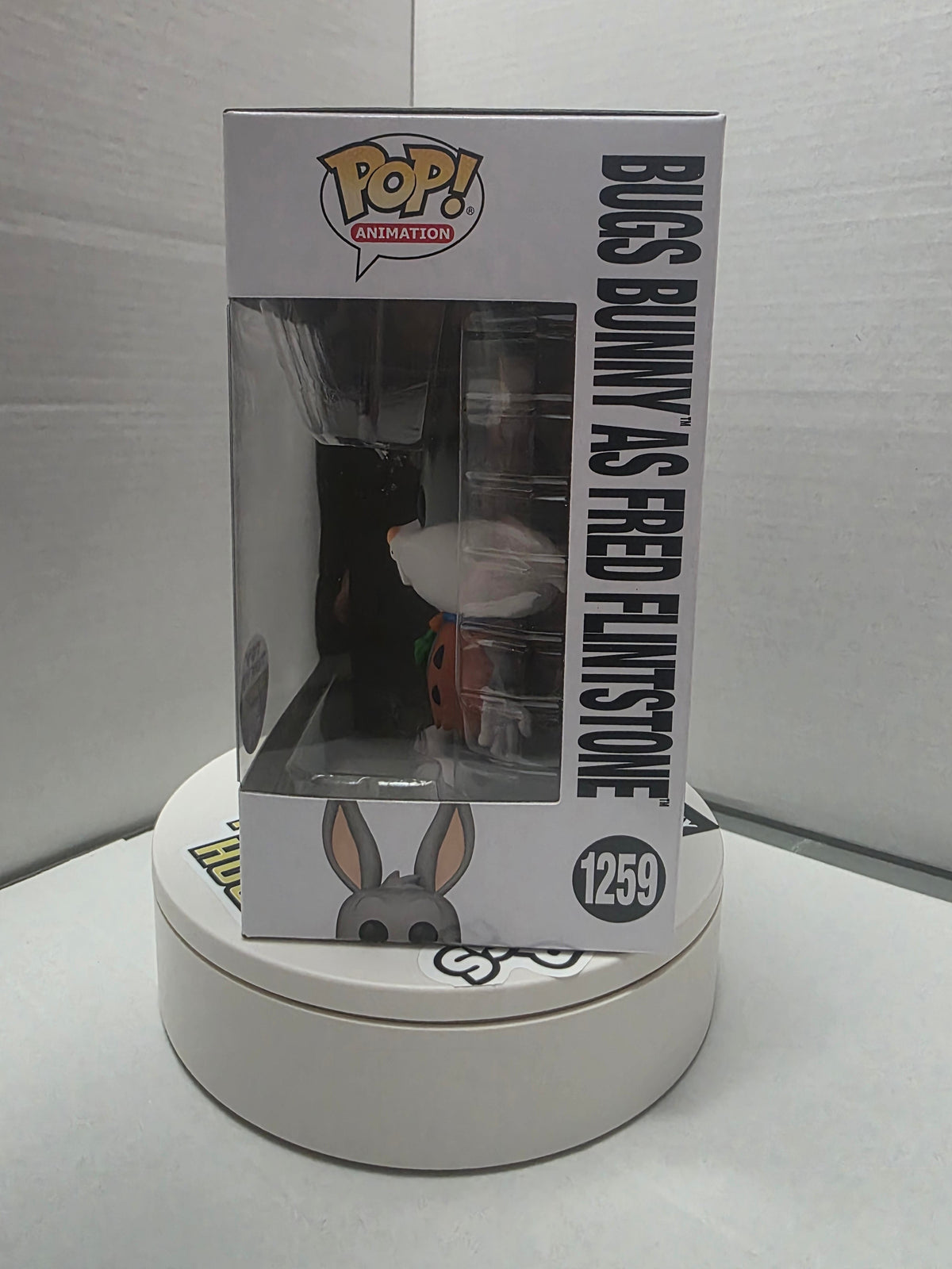 Funko Pop! Animation Bugs Bunny as Fred Flintstone #1259 Toy Tokyo San Diego 2023 Limited Edition (WB 100)