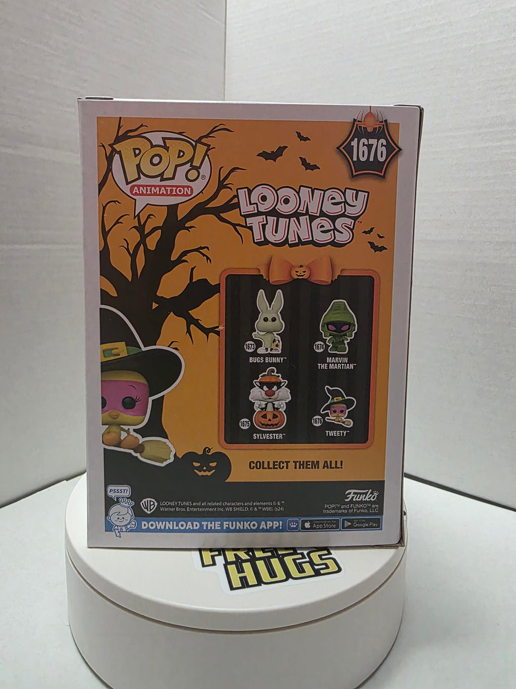 Funko Pop! Animation: Looney Tunes - Tweety (Halloween Witch) #1676 Signed by Jeff Bergman (Voice of Tweety)