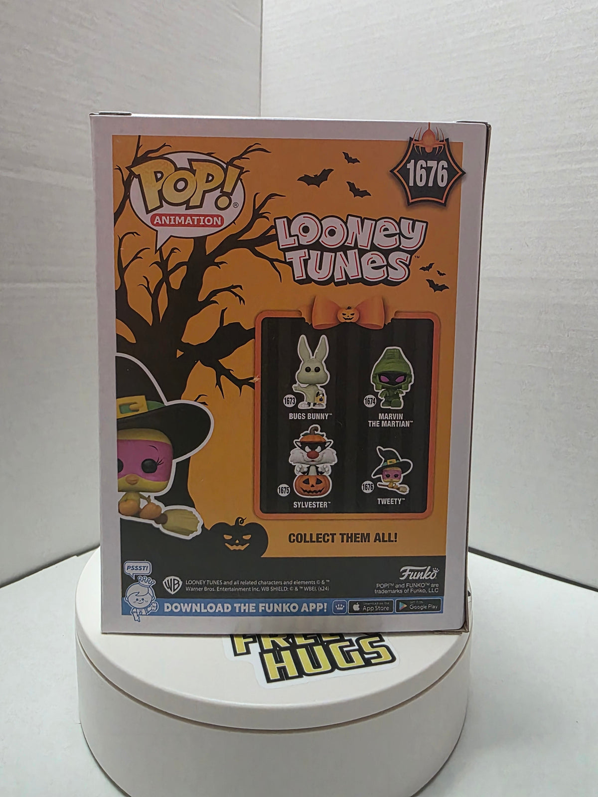 Funko Pop! Animation: Looney Tunes - Tweety (Halloween Witch) #1676 Signed by Jeff Bergman (Voice of Tweety)