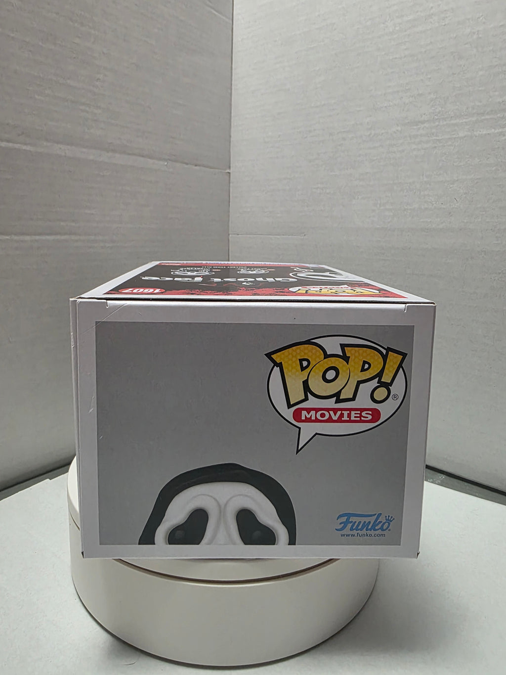Funko Pop! Movies: Ghost Face #1607 - Autographed byDave Sheridan  (Scream) Signed in Green