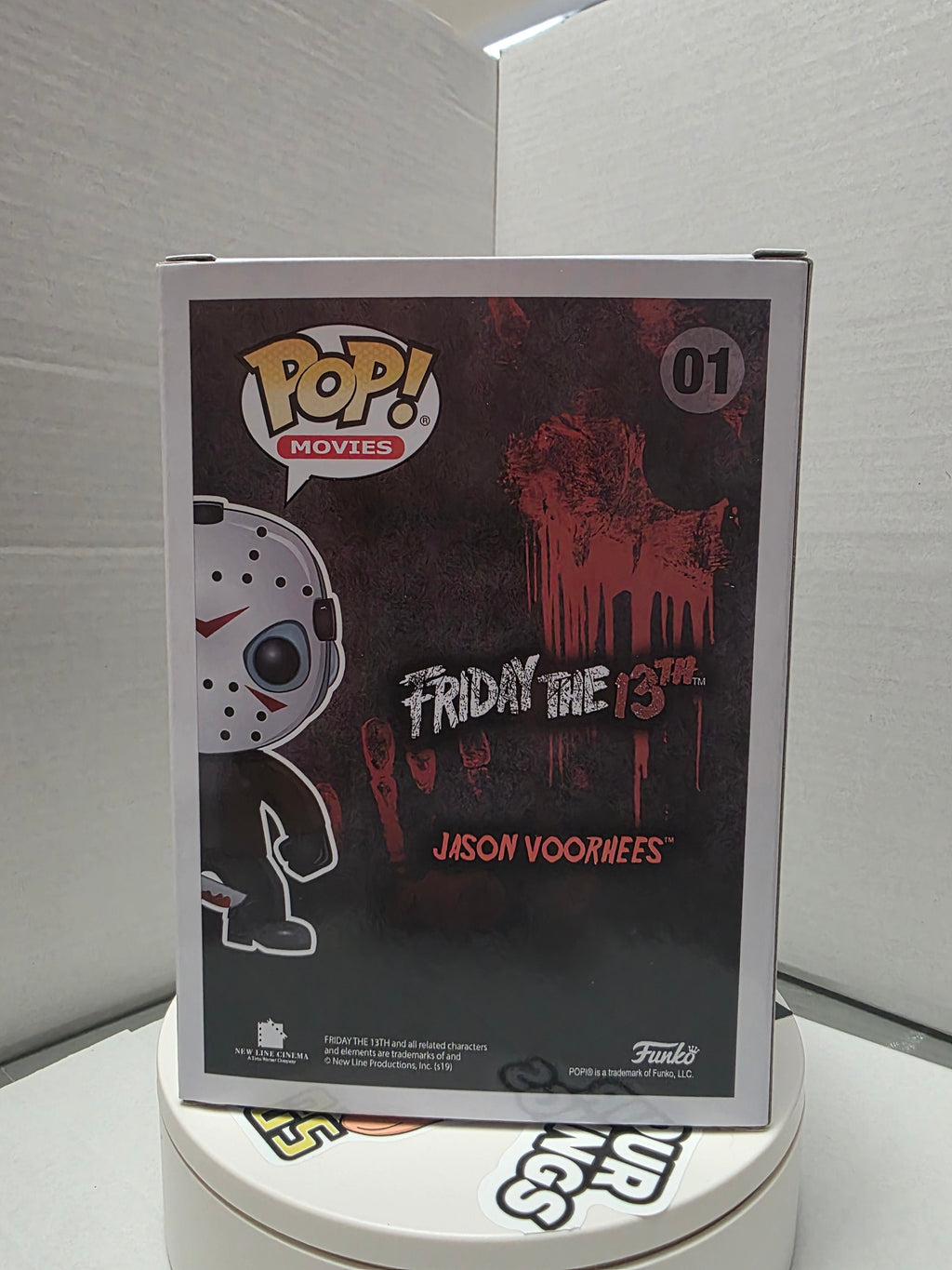 Funko Pop! Movies: Jason Voorhees #01 -Signed by Ken Kirzinger (Friday the 13th) Purple Ink | OCC Authenticated