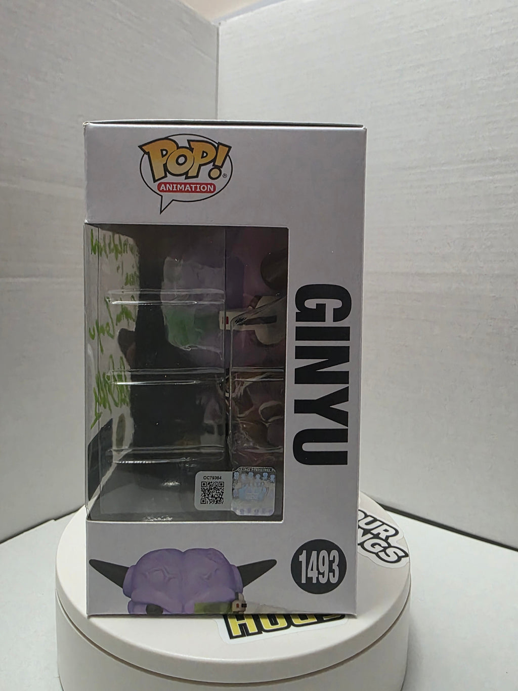 Funko Pop! Dragon Ball Z - Captain Ginyu #1493 (Entertainment Earth Exclusive, Glow in the Dark) Signed by Dale D. Kelly (Voice of Captain Ginyu)