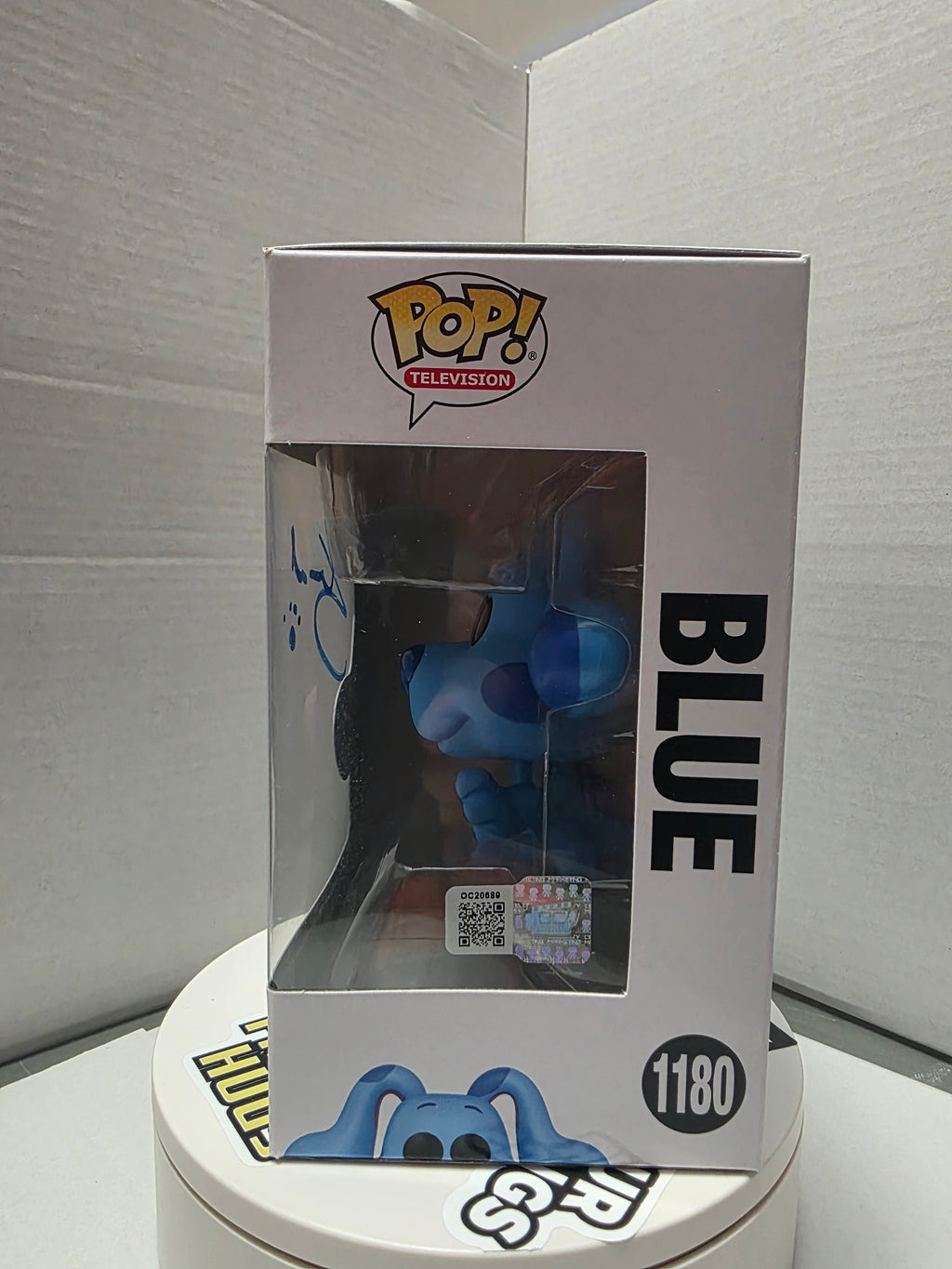 Blue's Clues - Blue Funko Pop! Television #1180 - Signed by Steve Burns