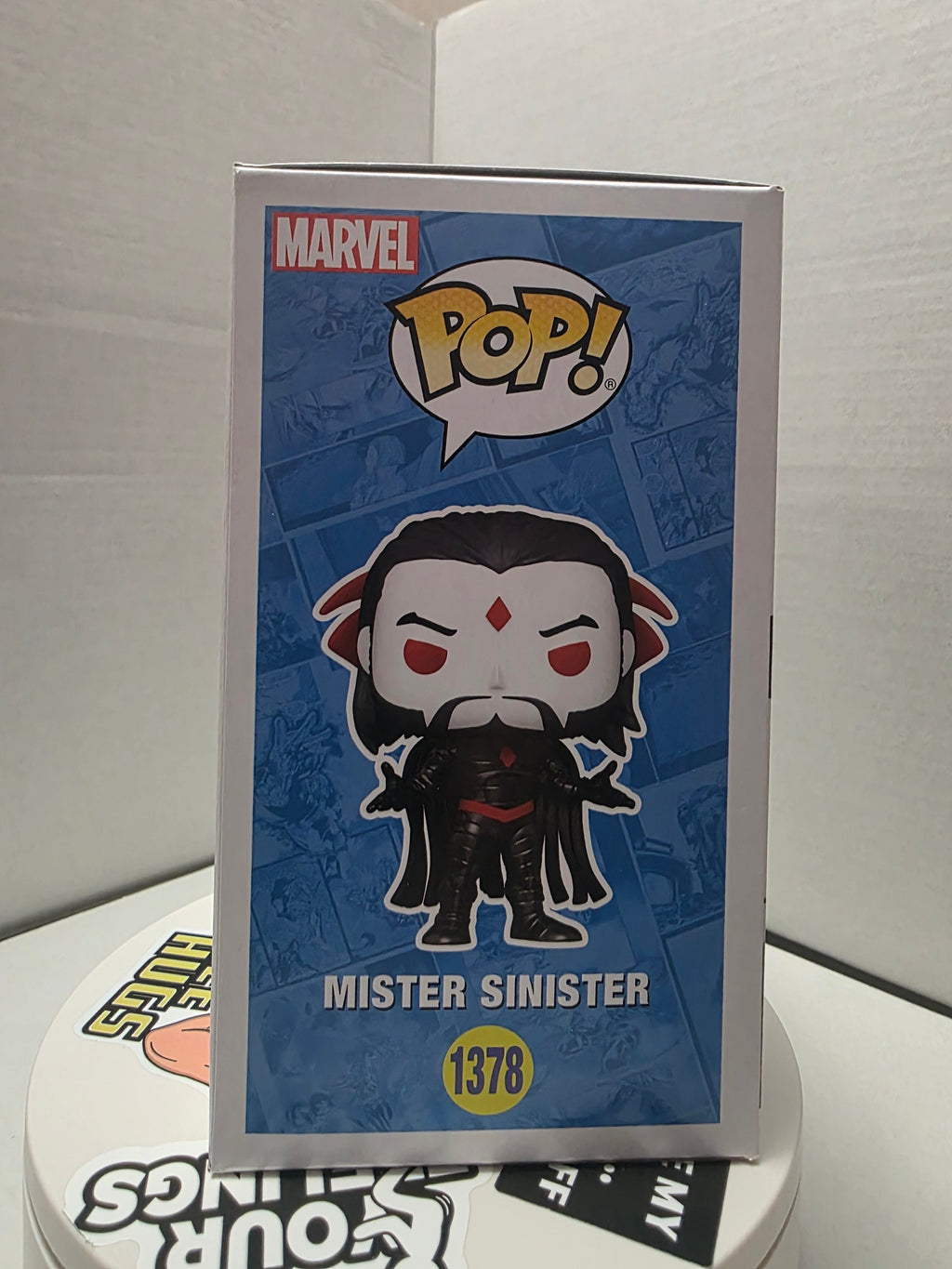 Funko Pop! X-Men Mister Sinister #1378 –Signed By: Chris Britton Summer Convention 2024 Limited Edition