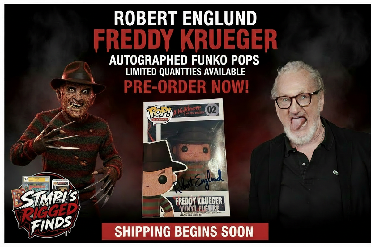 Freddy Krueger Funko Pop - Signed by Robert Englund (Pre-Order)