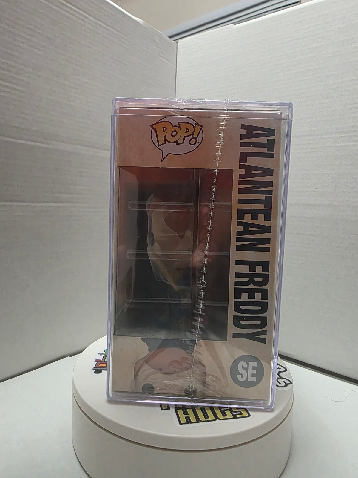 Funko Pop! Atlantean Freddy front box art with SE label