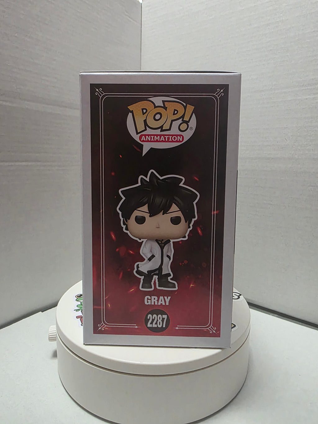 Funko Pop Fairy Tail 100 Years Quest Gray #2287 top of box