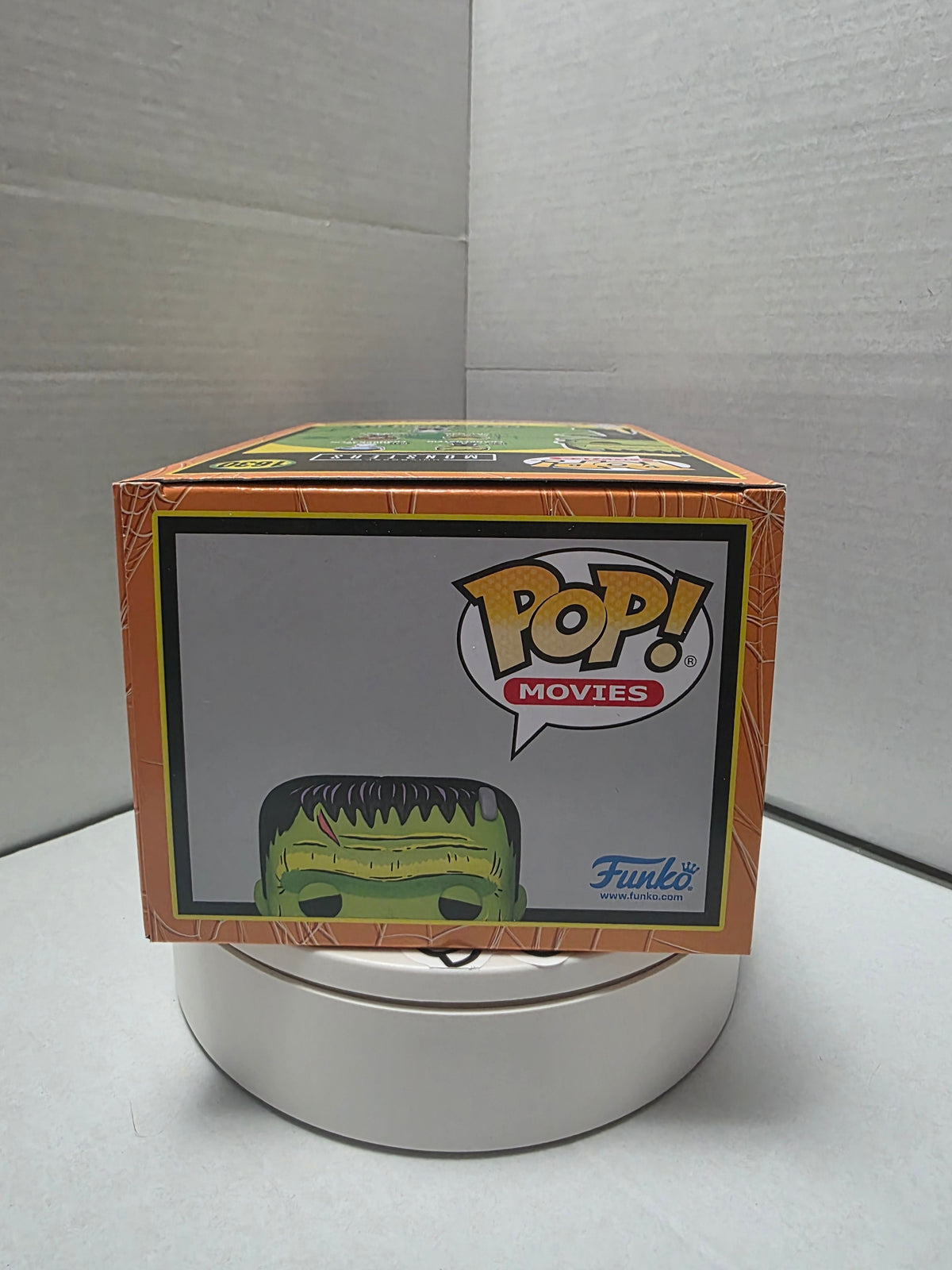 Funko Pop Universal Monsters Frankenstein #1630 right side panel with window view