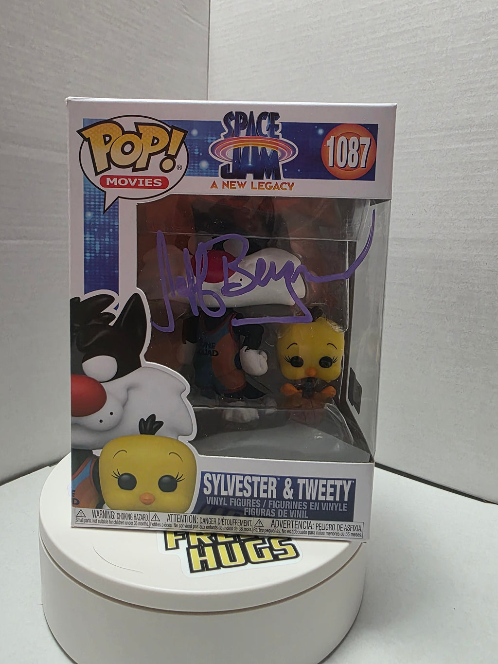 Funko Pop! Space Jam: A New Legacy - Sylvester & Tweety #1087 Signed by Jeff Bergman (Voice Actor)