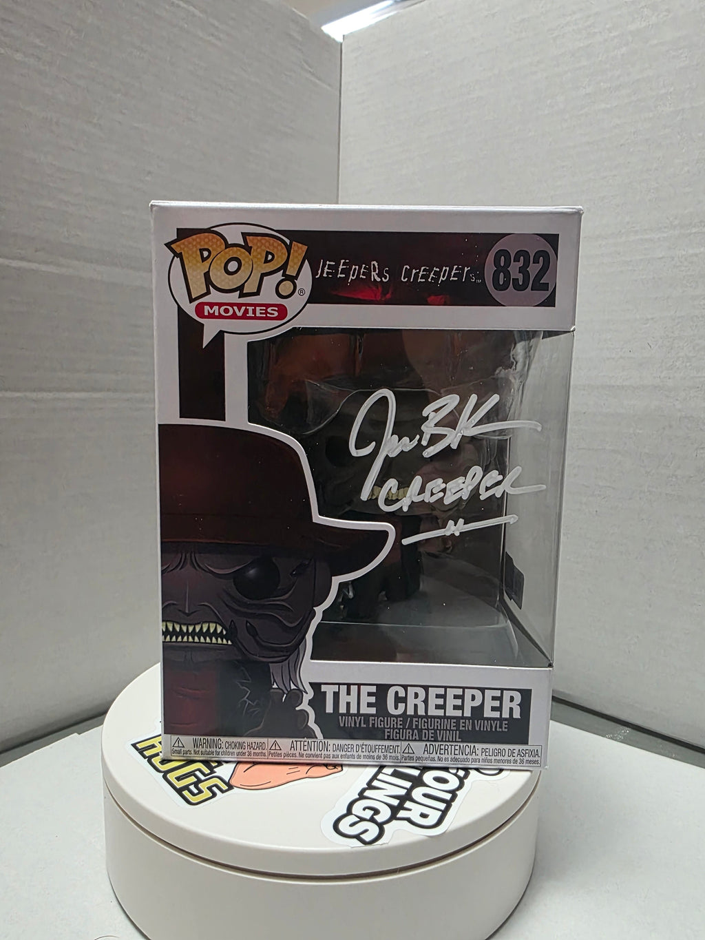 Jeepers Creepers - The Creeper Funko Pop! Movies #832 signed by Jonathan Breck