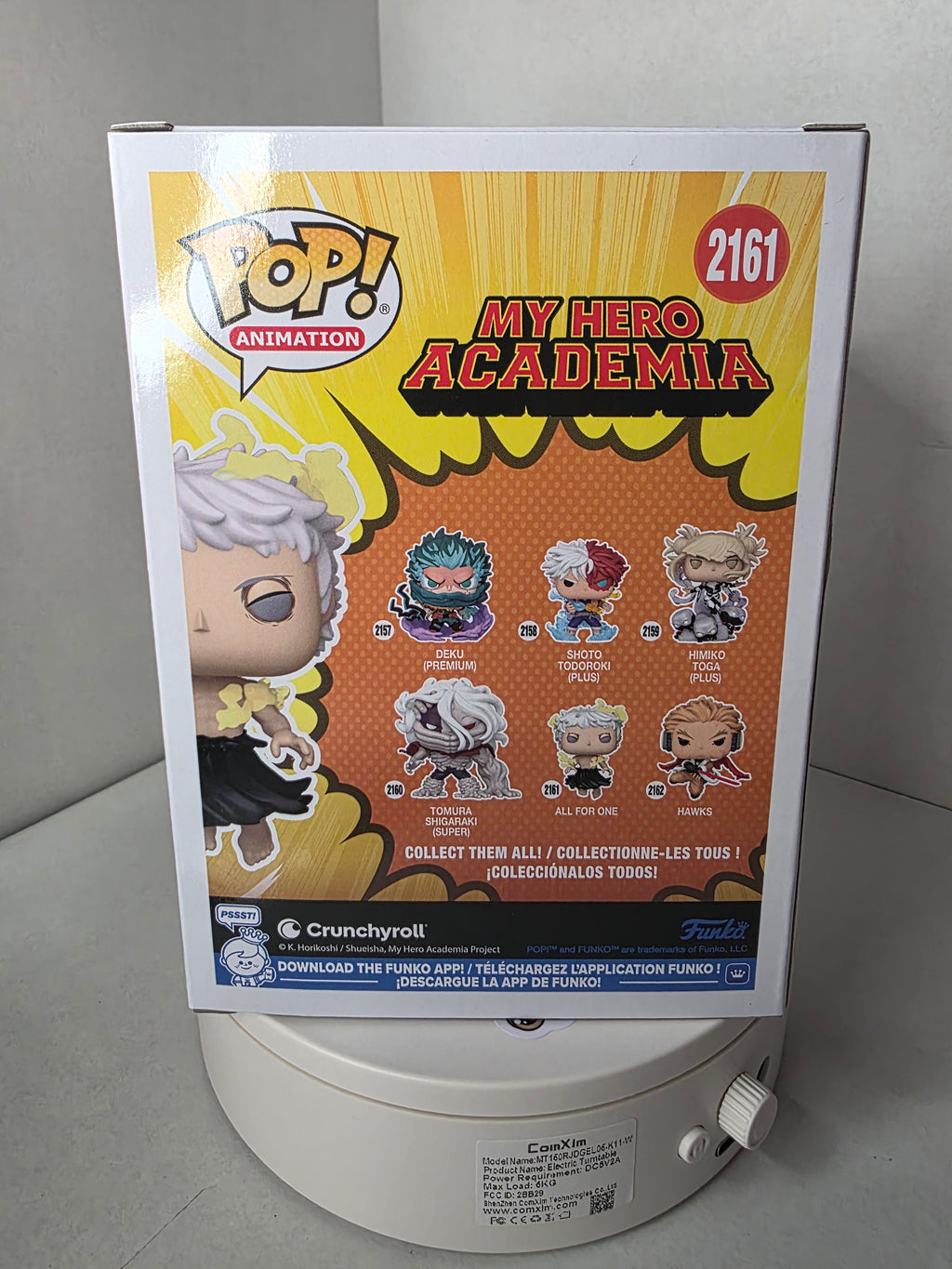 Funko Pop! My Hero Academia All For One #2161 – Signed by John Swasey (Signature Series #3/25)