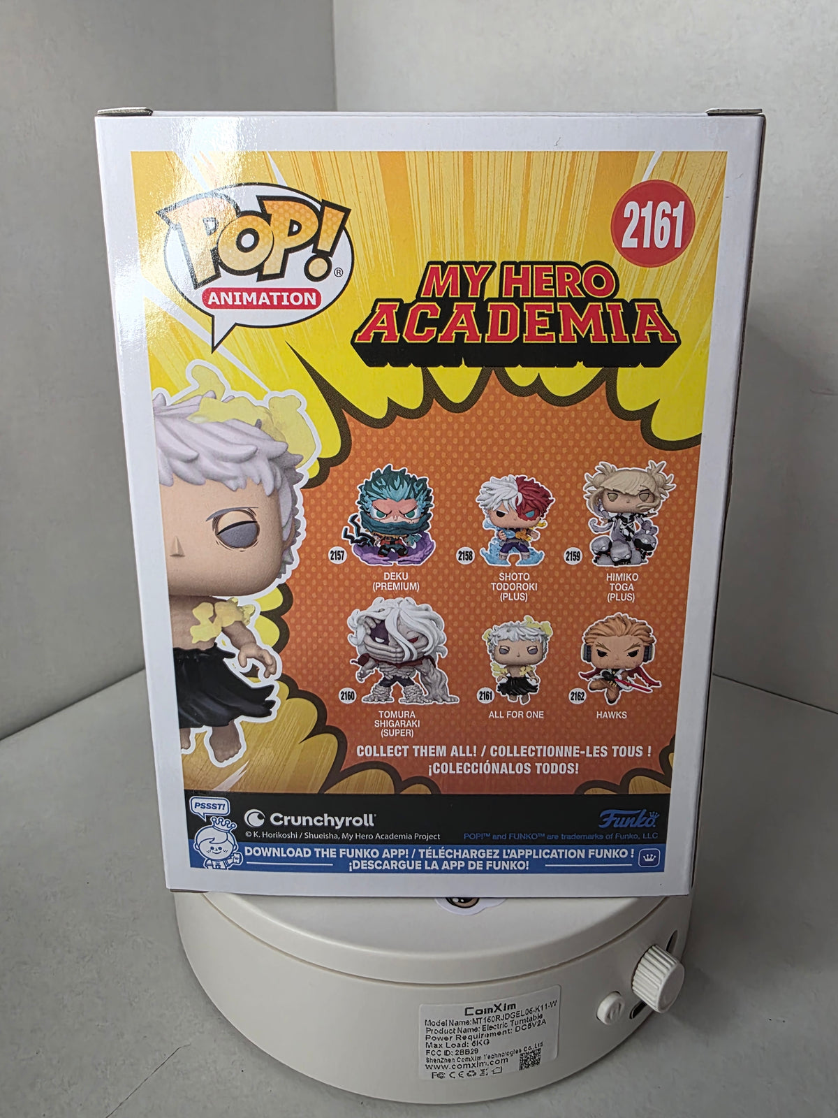 Funko Pop! My Hero Academia All For One #2161 – Signed by John Swasey (Signature Series #3/25)