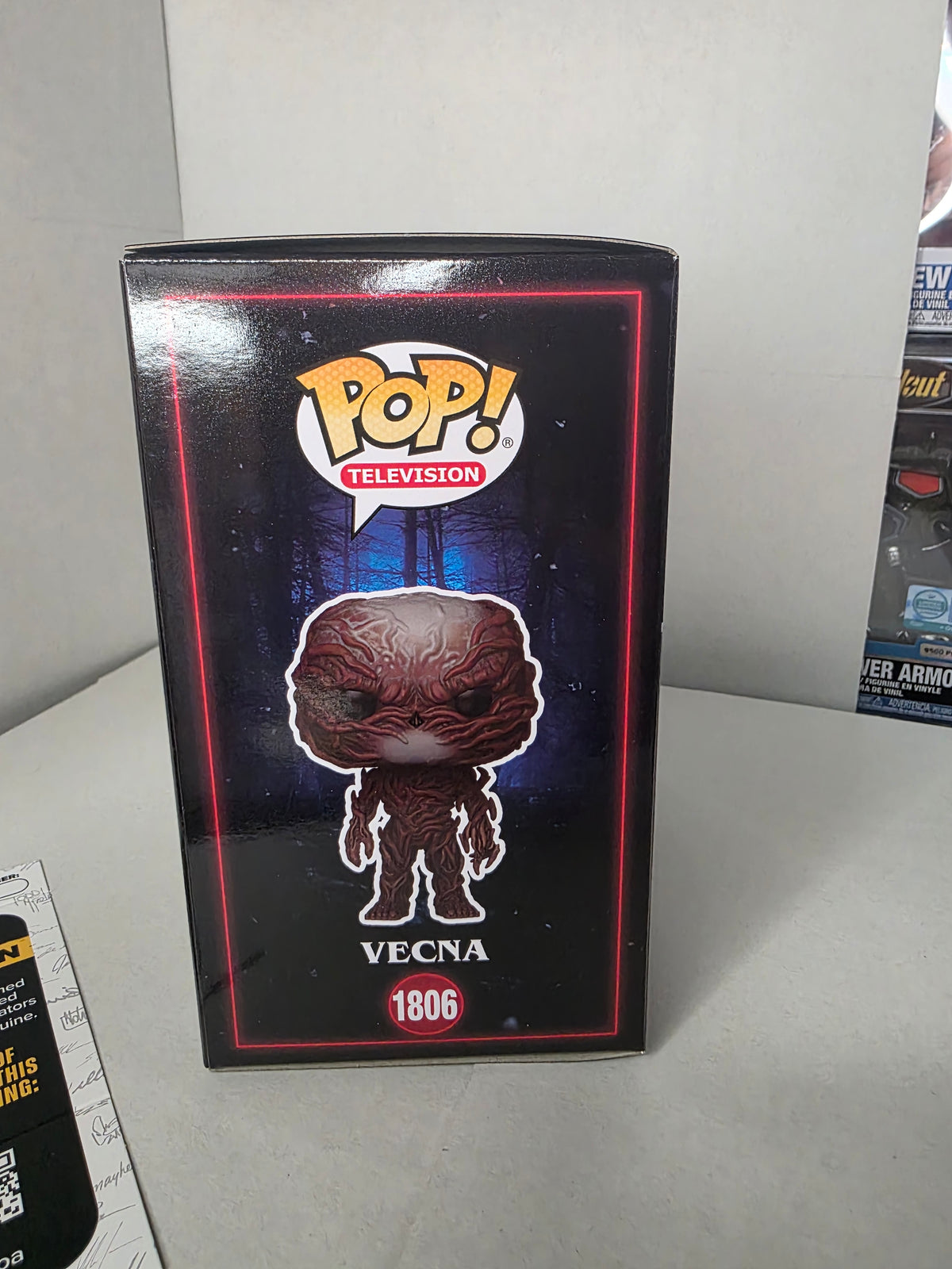 Funko Pop! Stranger Things – Vecna #1806 (Signed by Jamie Campbell Bower | JSA COA)