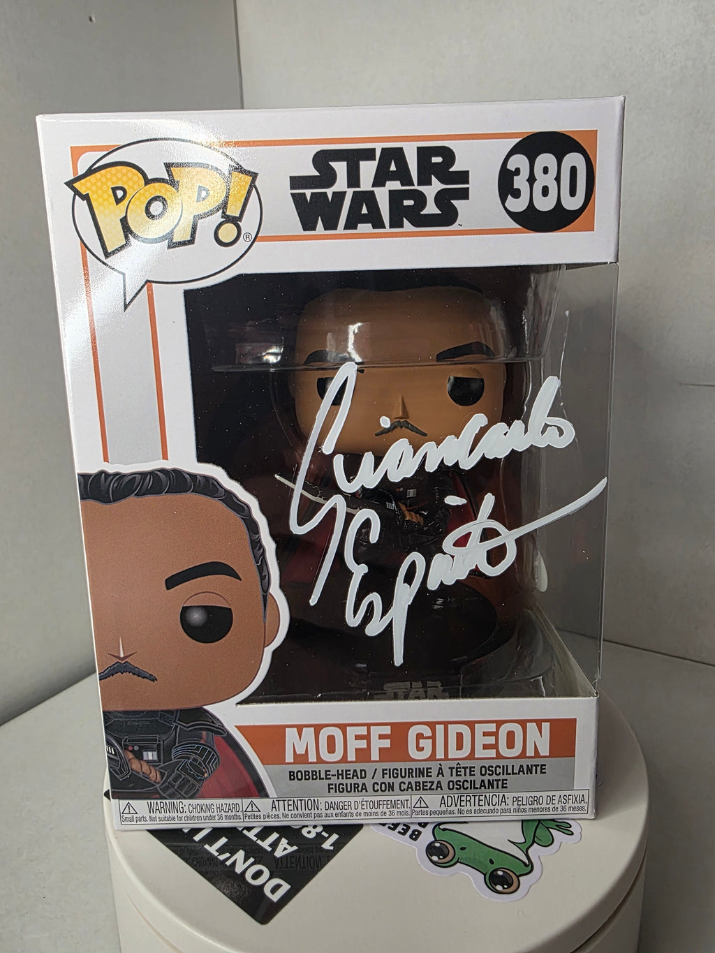 Funko Pop! Star Wars #380 Moff Gideon Signed by Giancarlo Esposito