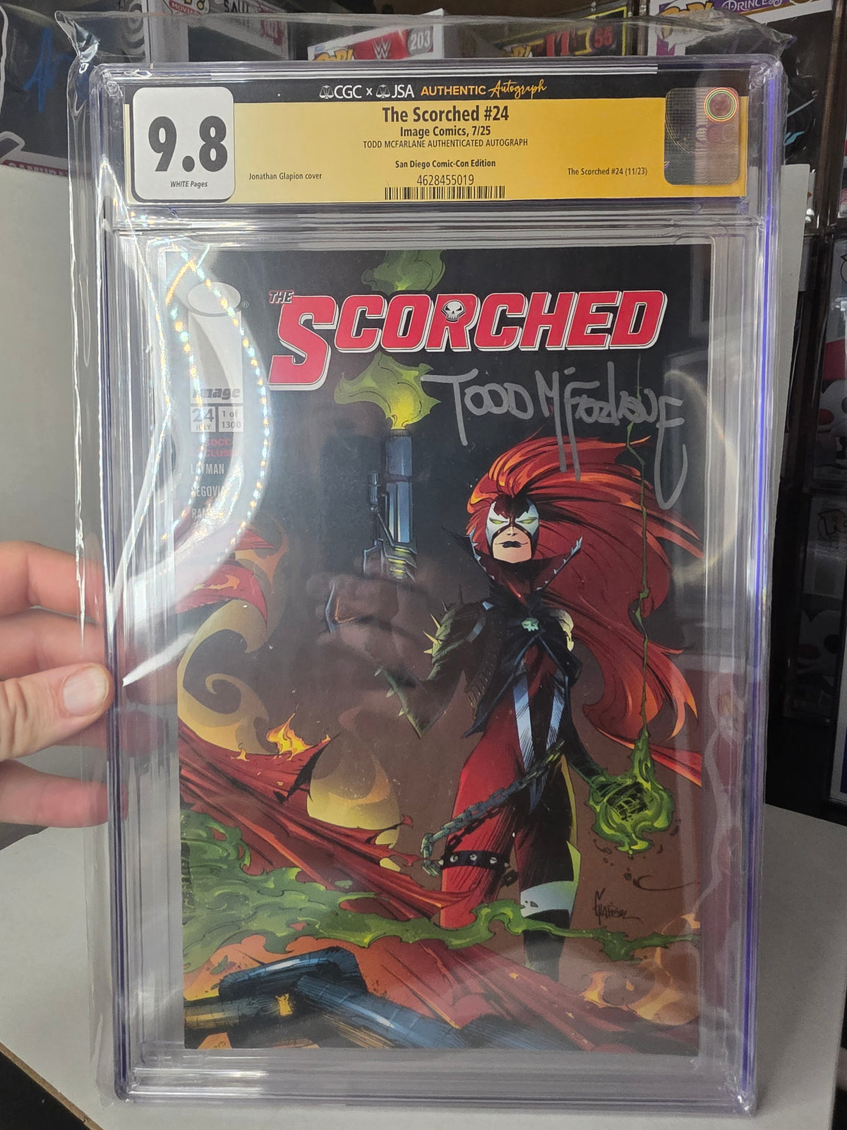 The Scorched #24 - CGC Graded 9.8 - Signed by Todd McFarlane