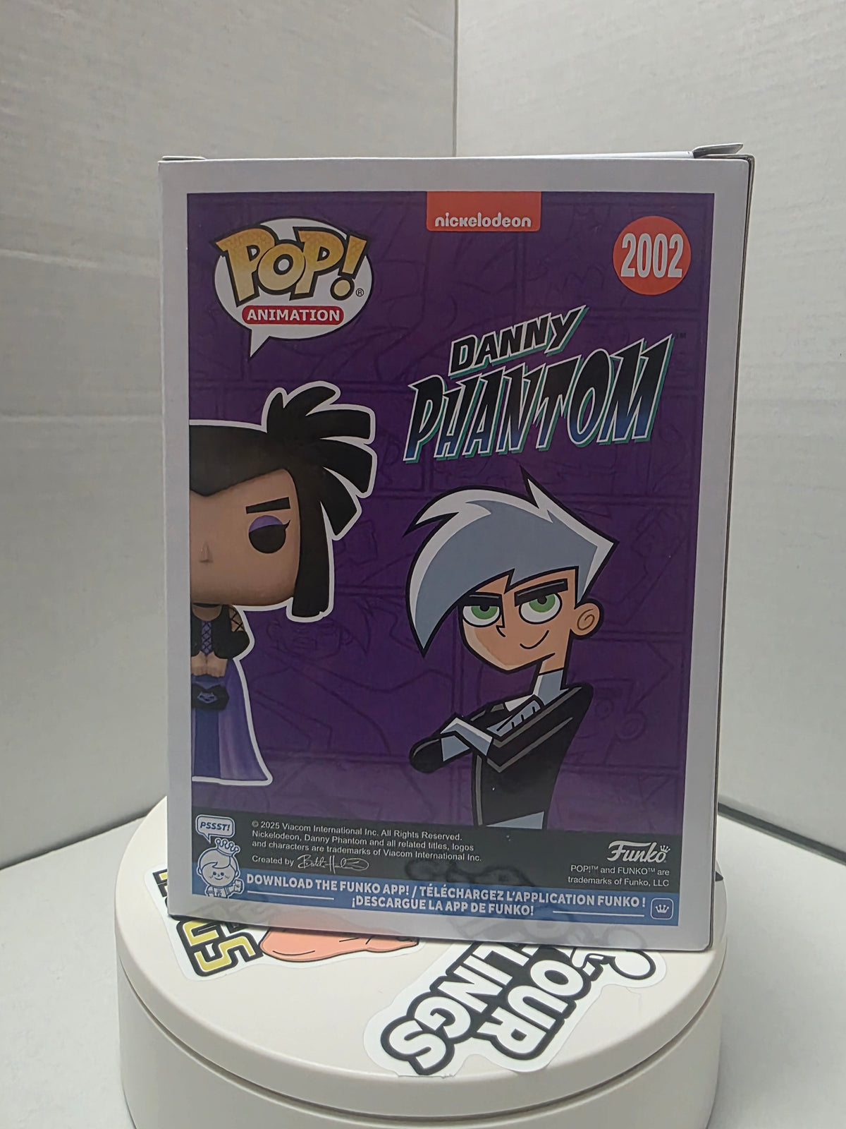 Funko Pop! Animation Danny Phantom Sam Manson #2002 - Box Bottom with UPC