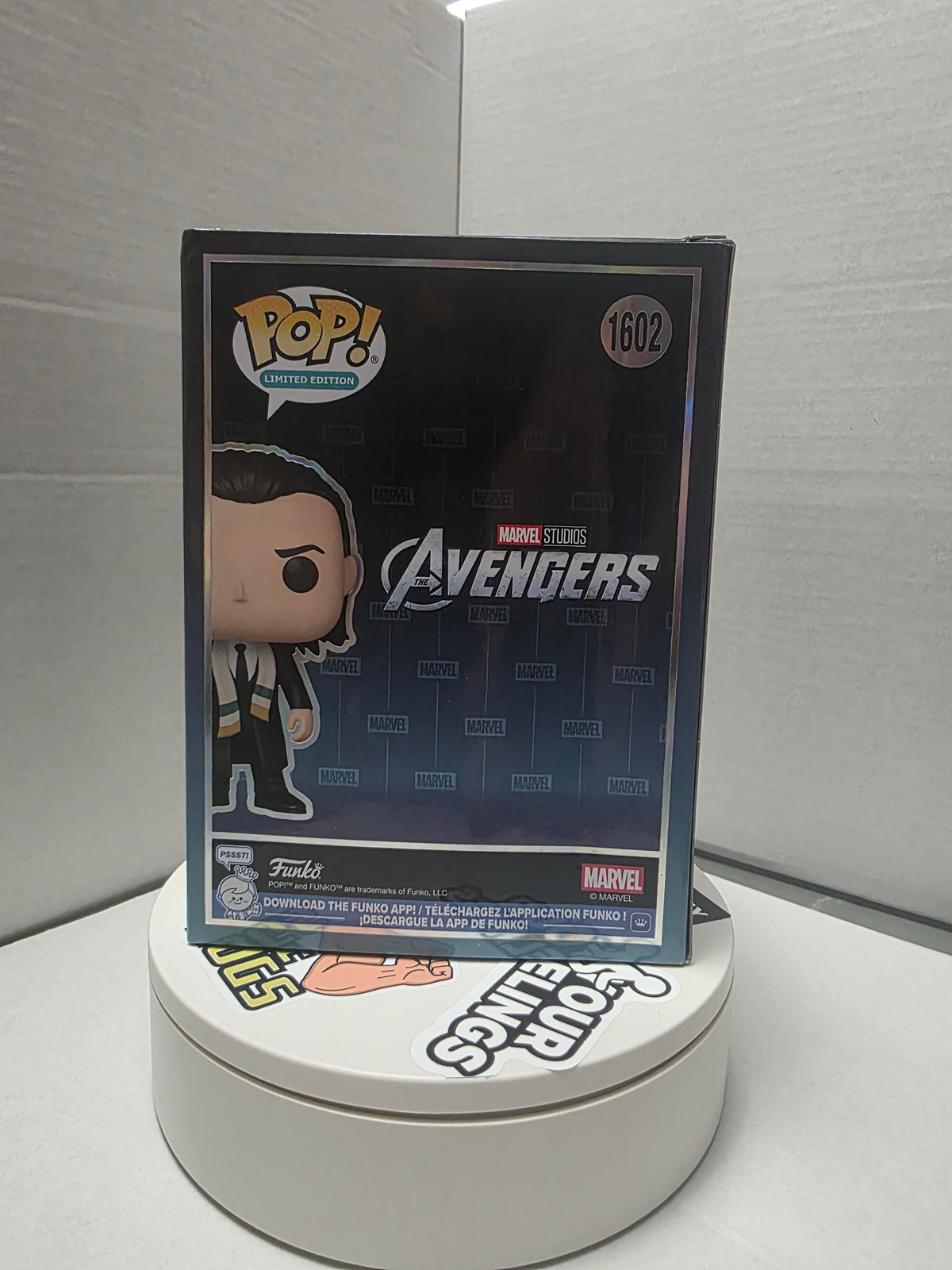 Funko Pop! Marvel Loki #1602 - Limited Edition Infinity Saga