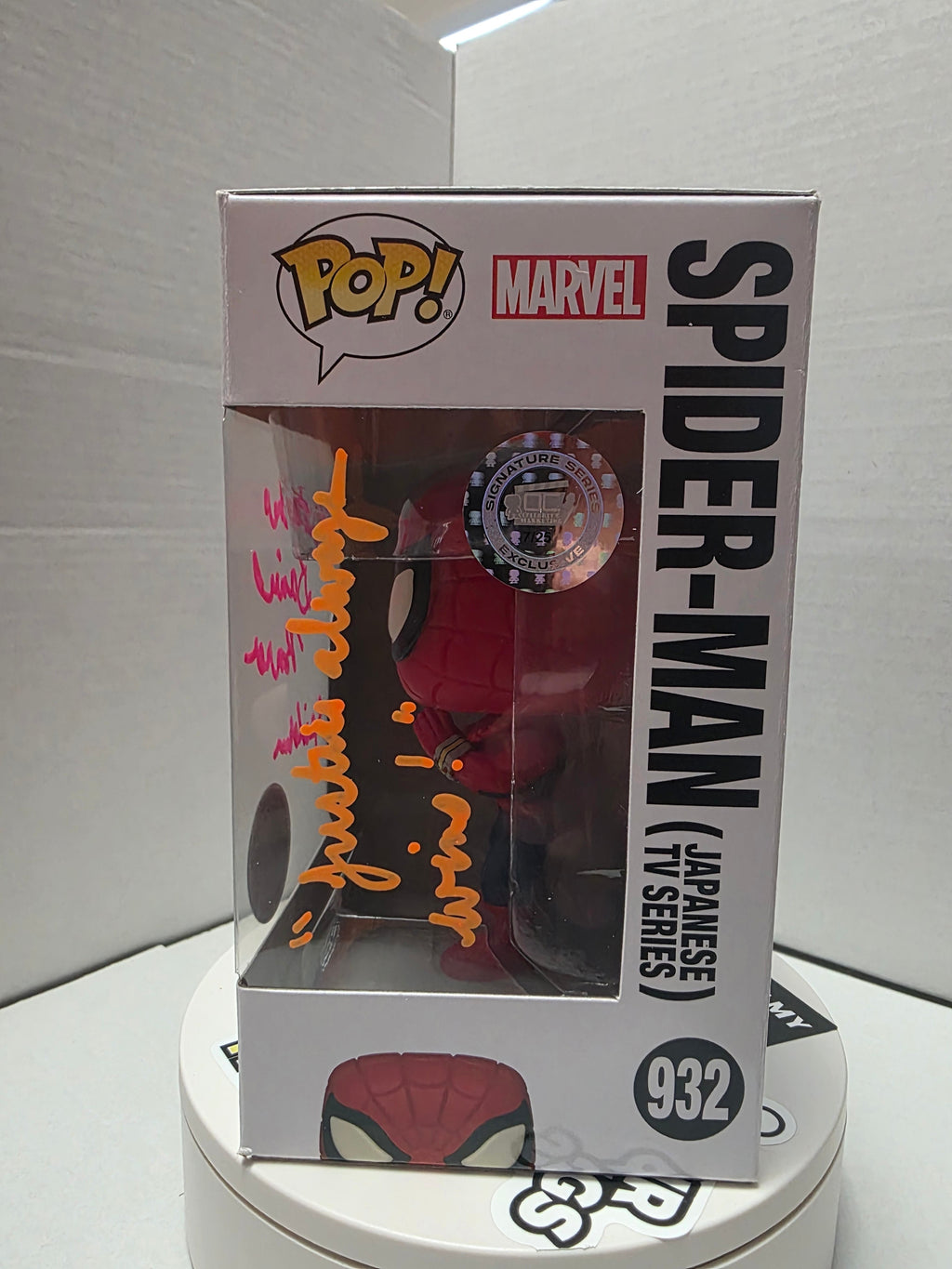 Funko Pop! Marvel Spider-Man (Japanese TV Series) #932 – Signed by Christopher Daniel Barnes