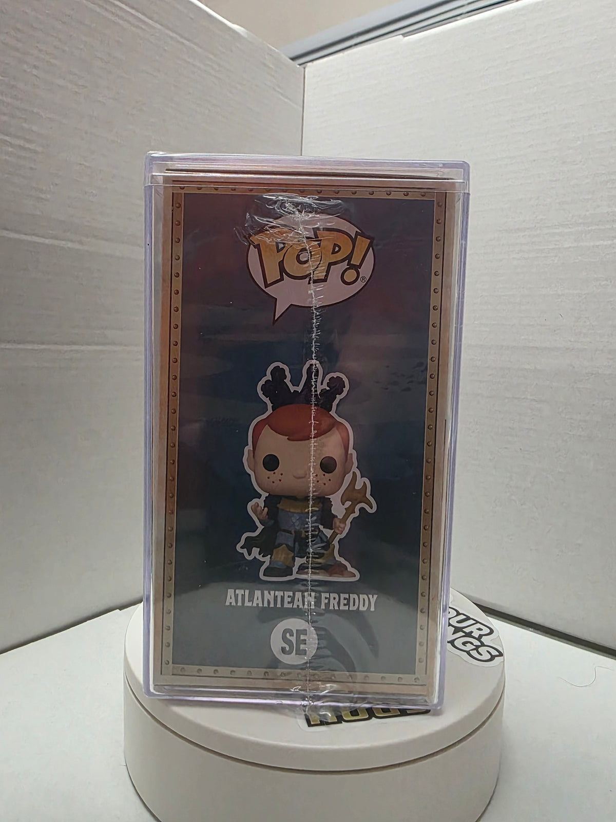 Funko Pop! Atlantean Freddy back panel – Sea Knights Fundays 2026
