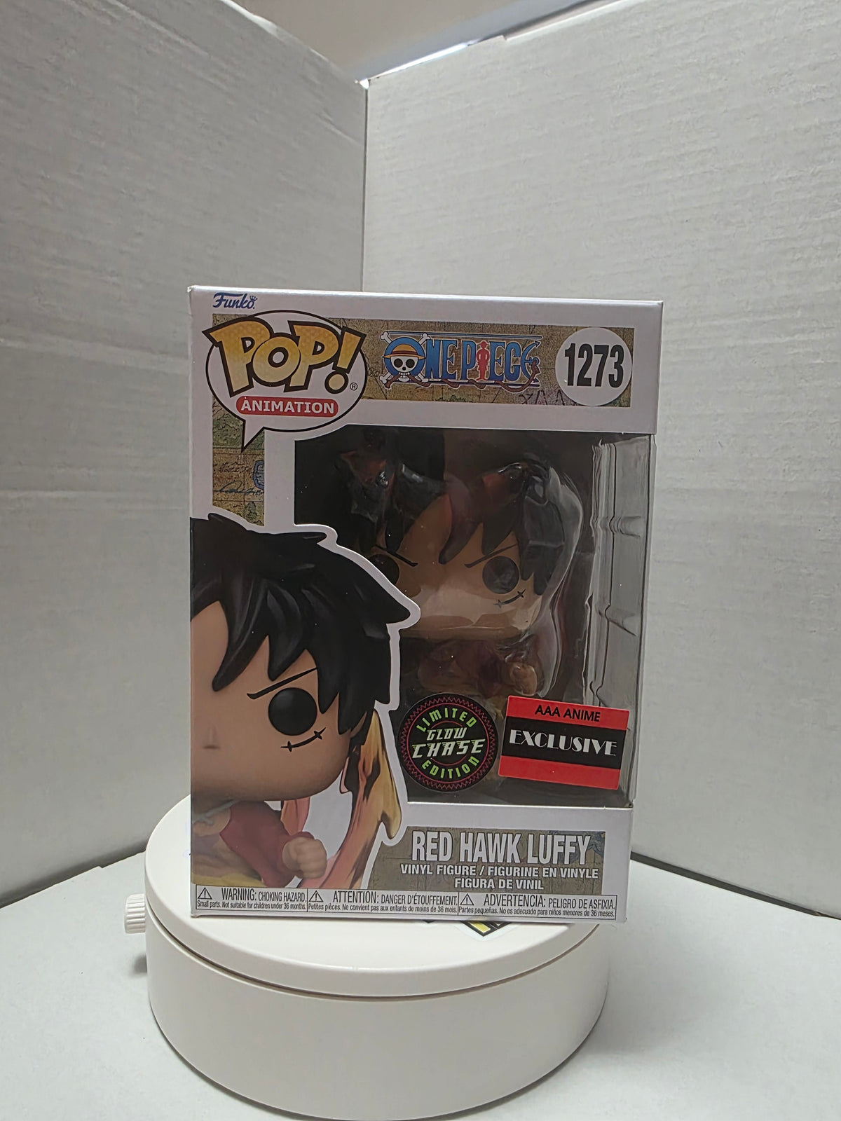 Funko Pop! One Piece – Red Hawk Luffy #1273 (Glow Chase – AAA Anime Exclusive)